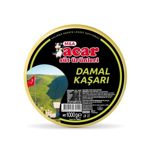 Damal Kaşar Peynir 1 Kg.